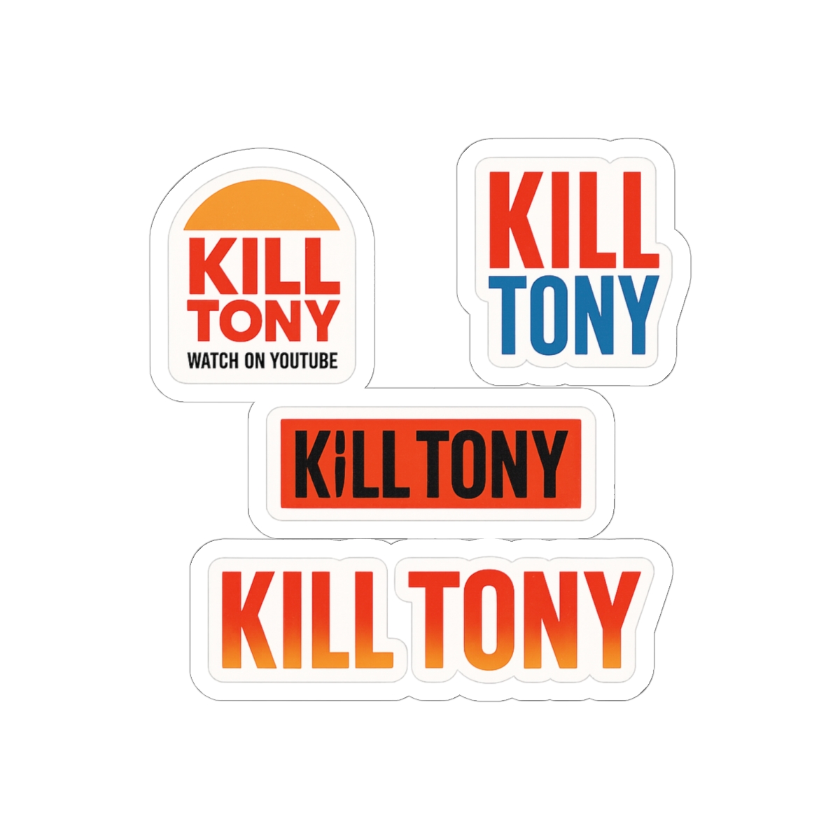 Kill Tony Sticker Collection | Funny Comedy Vinyl Decals