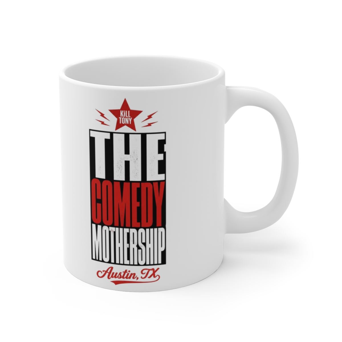 Kill Tony "The Comedy Mothership" White Mug